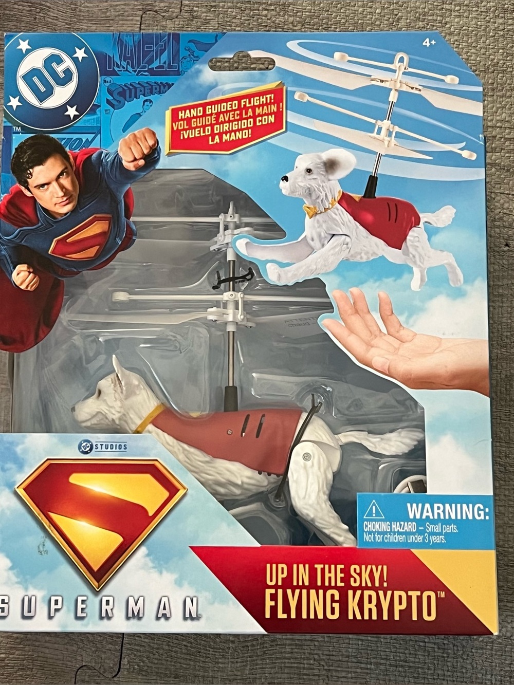 Spin Master Superman Flying Krypto Hand Guided Flying Dog Toy Ages 4+